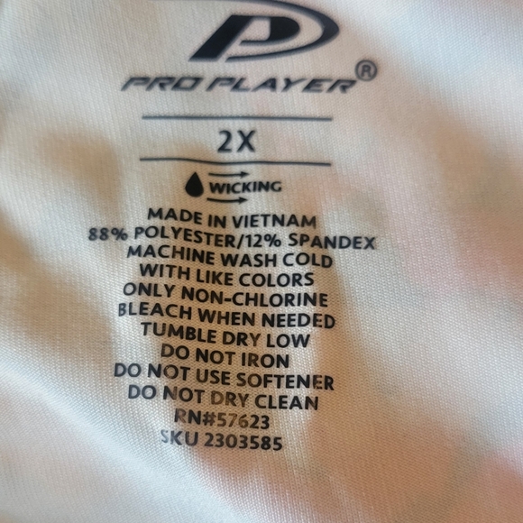 Pro player moisture wicking 7/8 legging w/2 pockets. Sizes large-3X avail. NWT - Picture 10 of 14